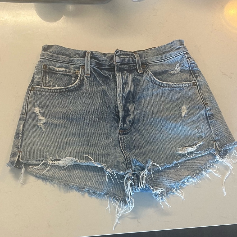 Agolde denim shorts
